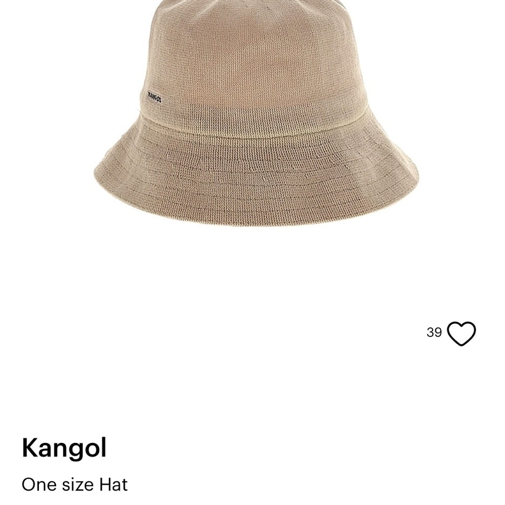 Kangol Tan Bucket Hat Classic Accessories